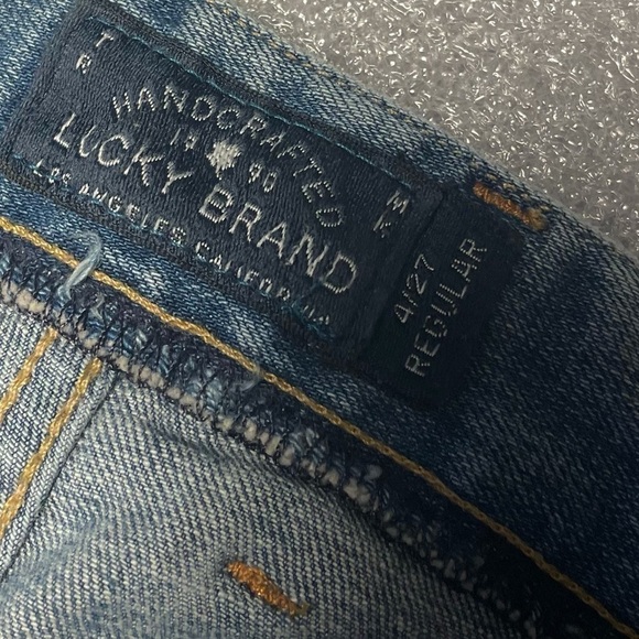 Lucky Brand Sweet Jean Straight 27 inseam 33" - Picture 7 of 14